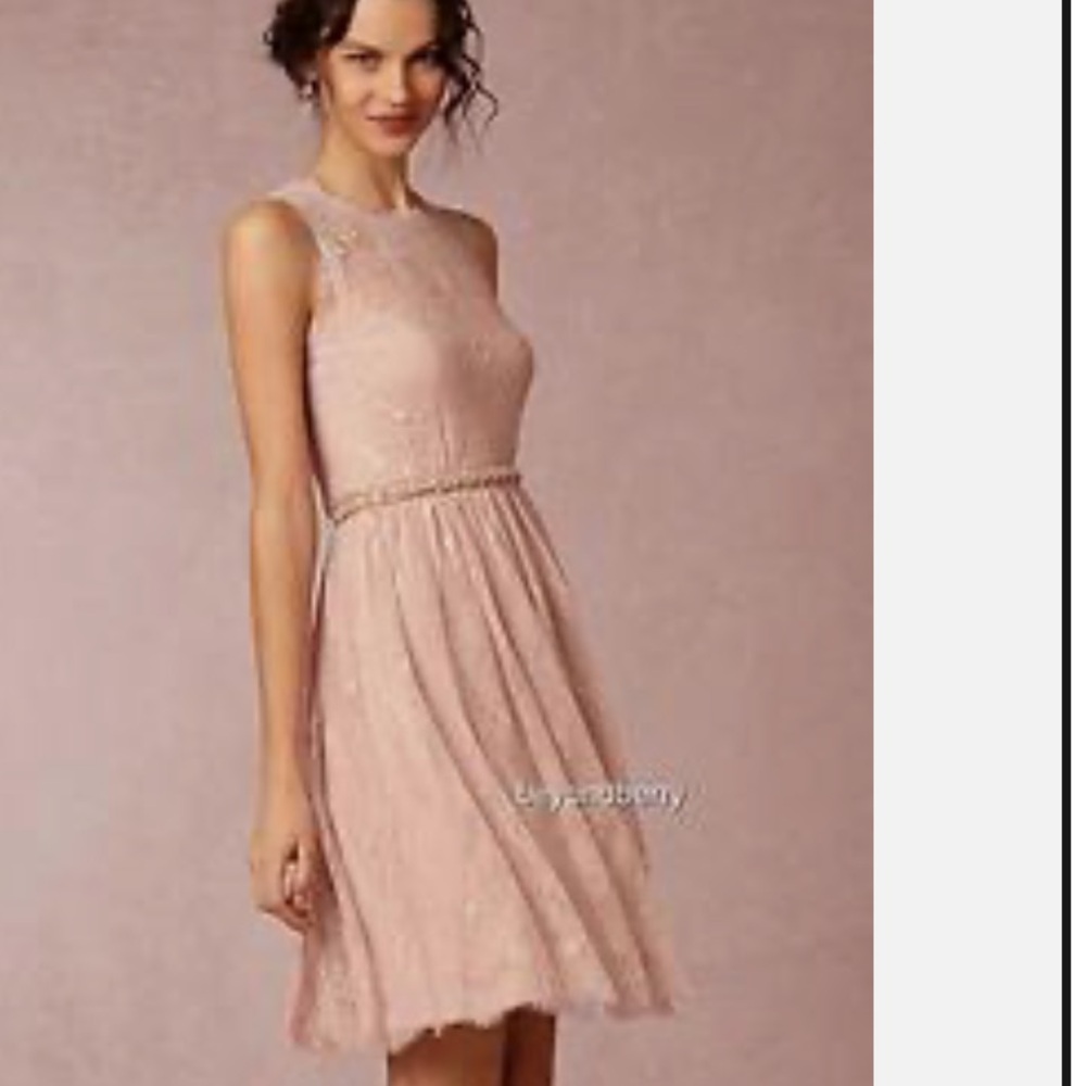 Anthropologie Hithero Celia Lilac Lace Dress
